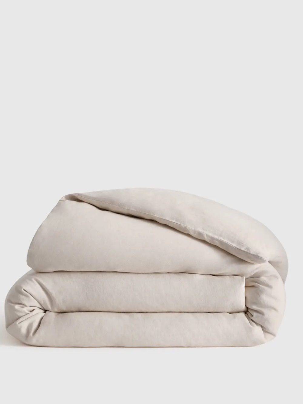 New! QUINCE European Linen Duvet Sand Full/ Queen 9924